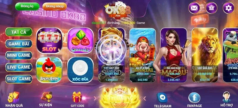 Các sản phẩm game của OK88 có gì mà lại thu hút người chơi đến vậy?